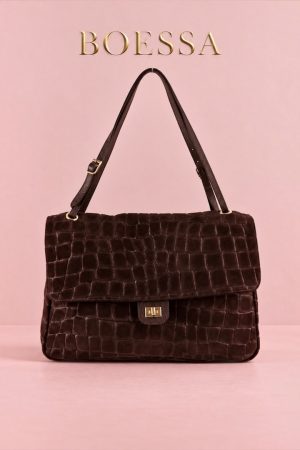 Leren shopper dames ruime handtas met schouderband – Boessa Mode