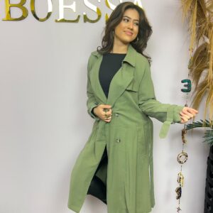 Stijlvolle trenchcoat beige - Afbeelding 2