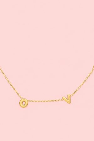 Love ketting dames stainless steel hartjesketting – Boessa Mode