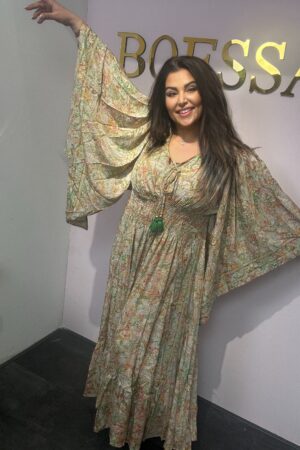 boho maxi dress