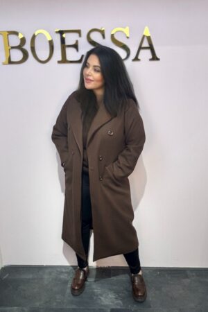 Lange dames manteljas one size – gevoerd, met steekzakken (tot maat 44)