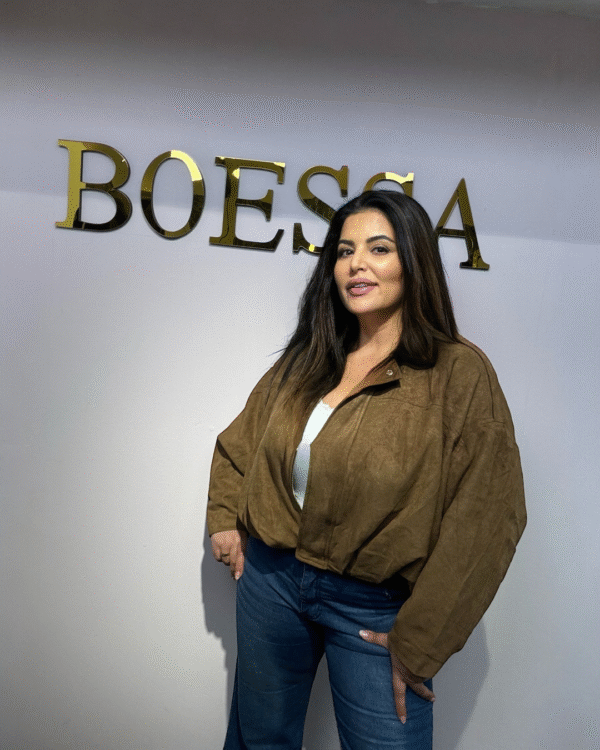 Oversized suède bomberjack dames in bordeaux en bruin met rits en knoopsluiting – Boessa Mode