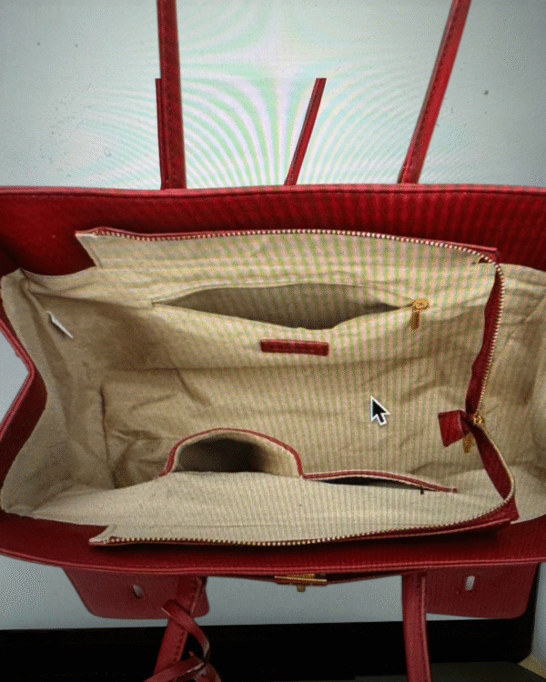 Kunstleren Handtas met Flap – Elegante Schoudertas met 3 Vakken