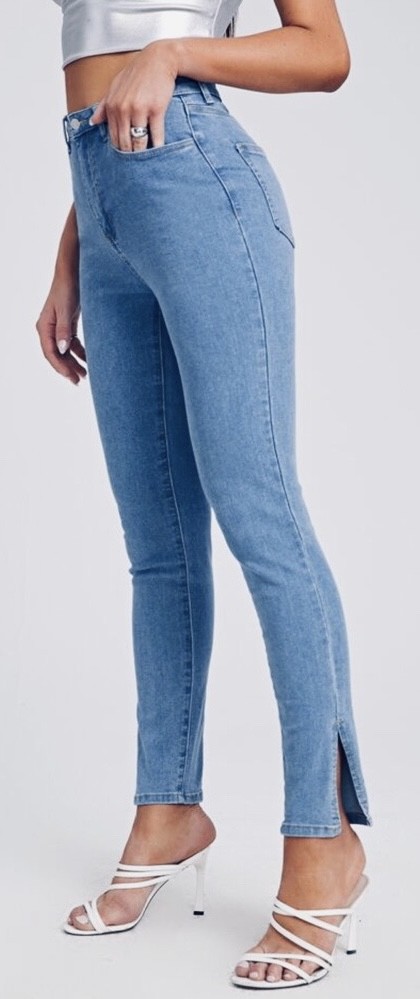 Jeans met split
