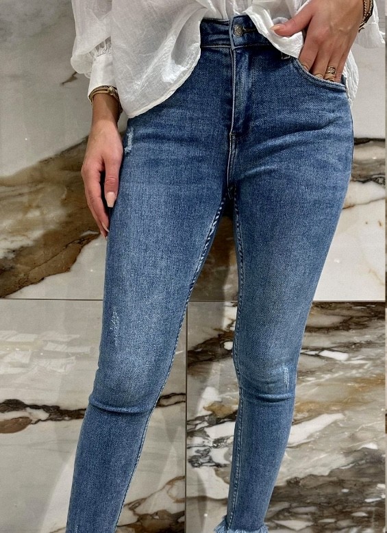 Push up high waisted jeans skinny fit