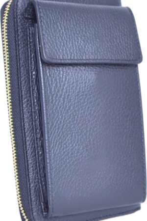 Lederen portemonnee telefoontasje