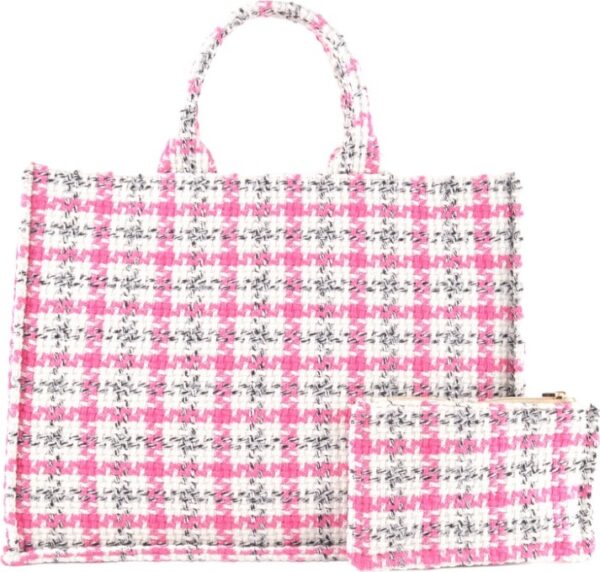 Luxe handtas Pied de poule