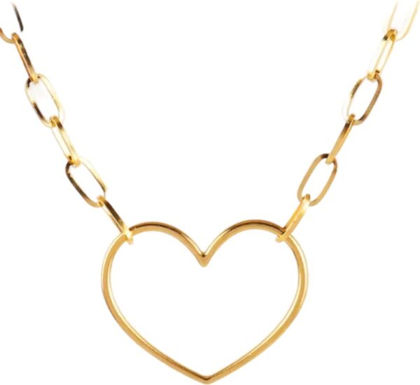 Choker ketting Hart