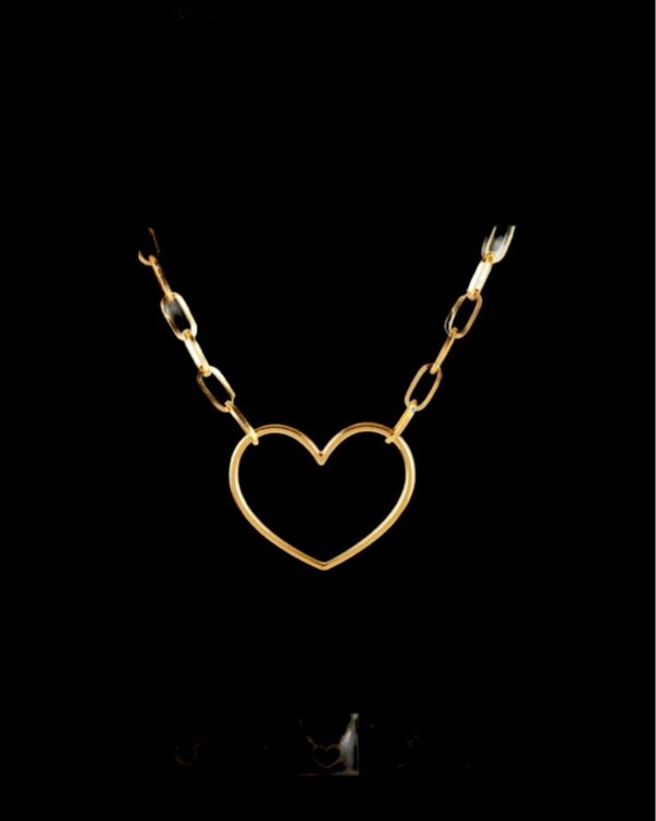Choker ketting Hart