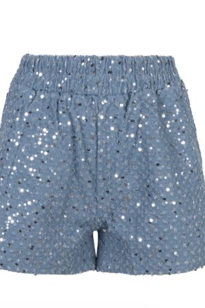 Dodie Denim short met Pailletten Ambika