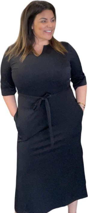 Ambika jurk zwart best sale