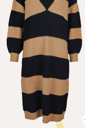 Striped dress sweet brown black