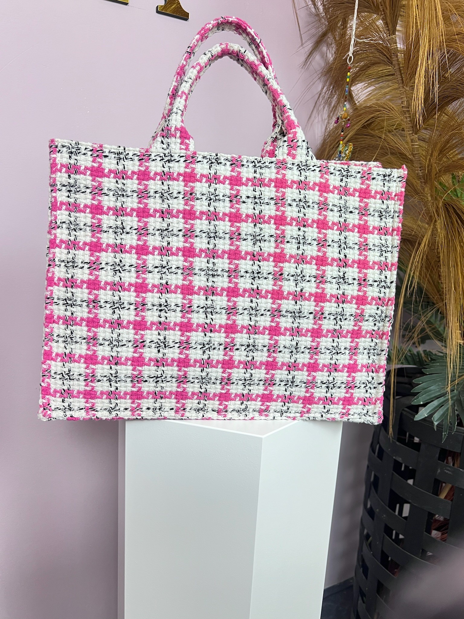 Luxe handtas Pied de poule