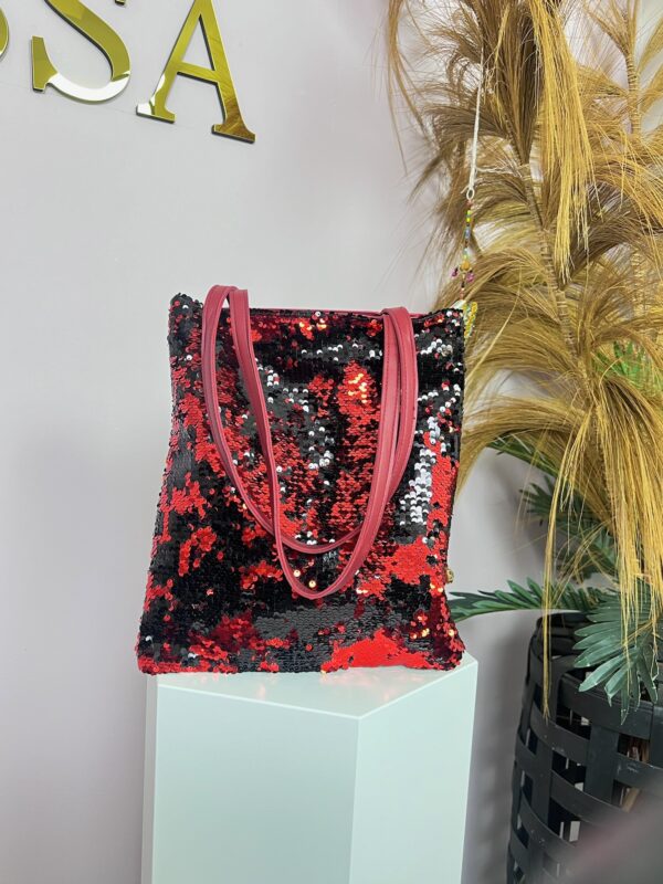 Canvas tas glitter